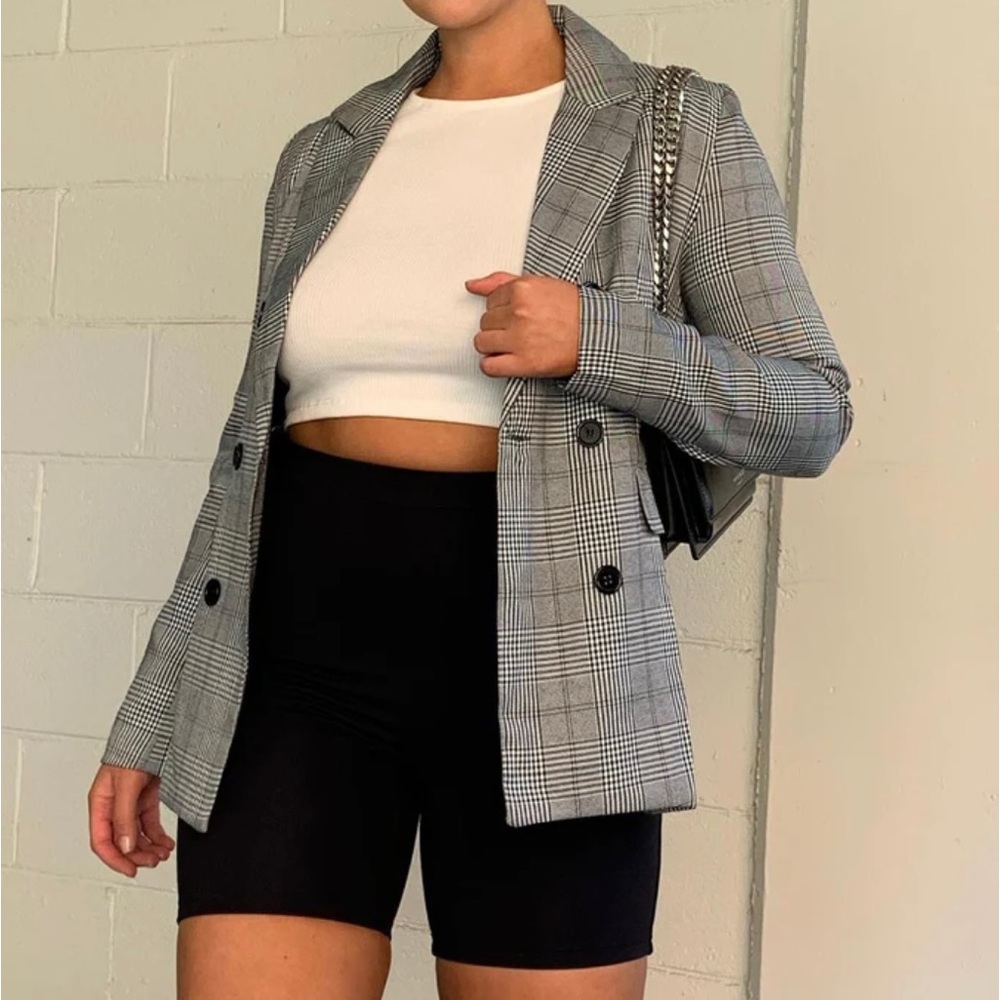 Princess Polly Mrs Nancy Blazer in Gray